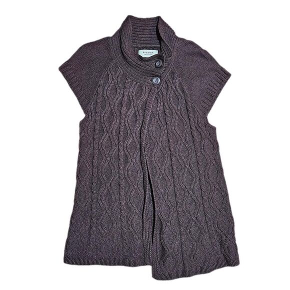 2000s fairy grunge dark brown knit sweater tunic - Picture 1 of 5